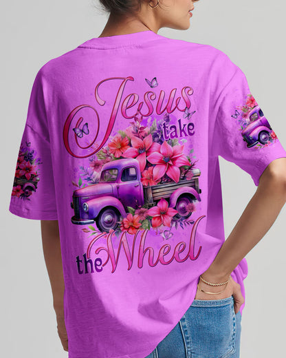 Jesus Take The Wheel Women's All Over Print Shirt - Tytd2909252