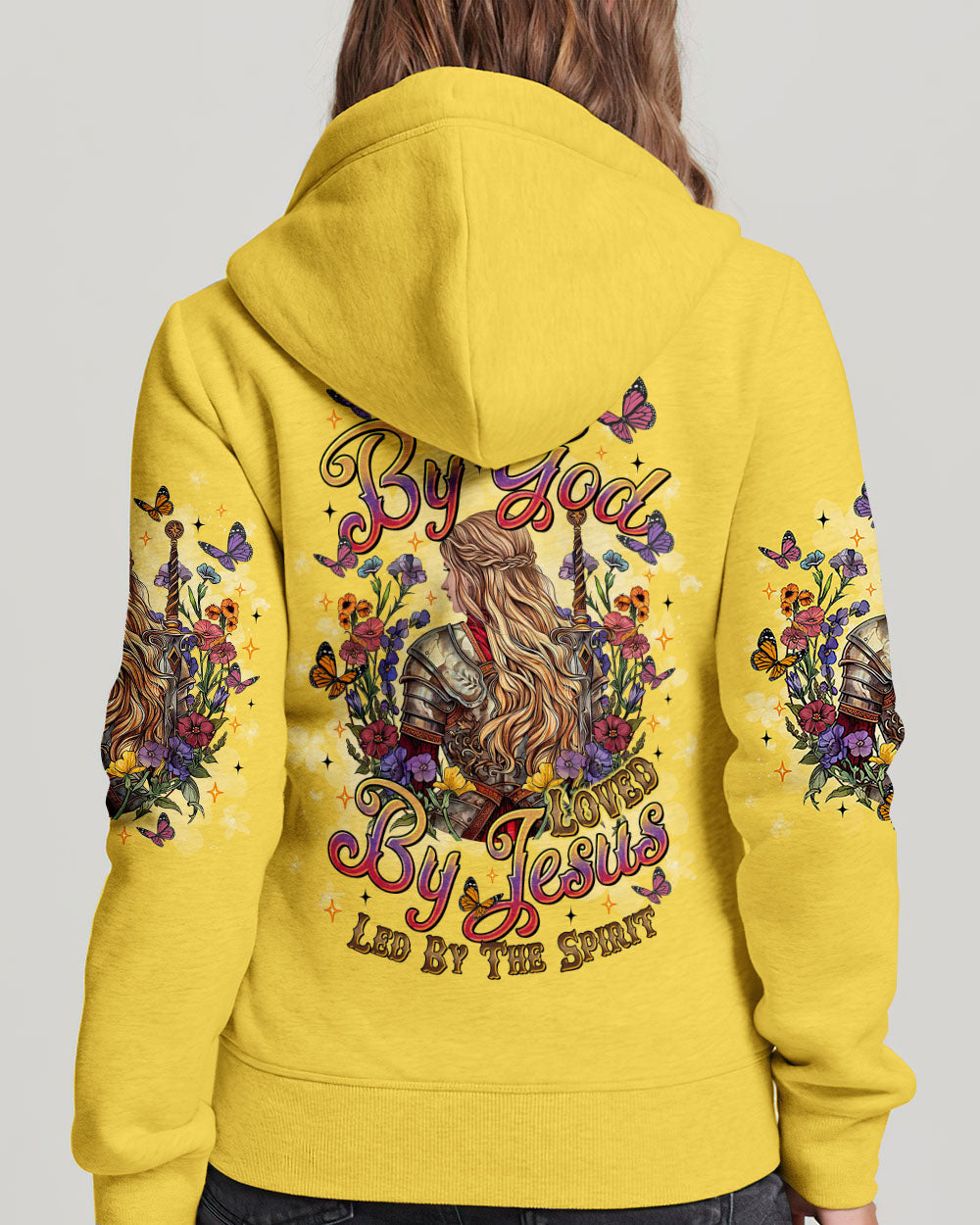 Blessed By God Loved By Jesus Warrior Flower  Women's All Over Print Shirt - Tltr3009251