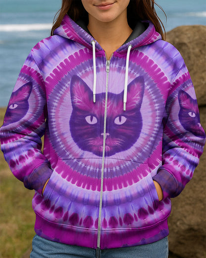 PURPLE CAT AURA ALL OVER PRINT - TYQY0701262