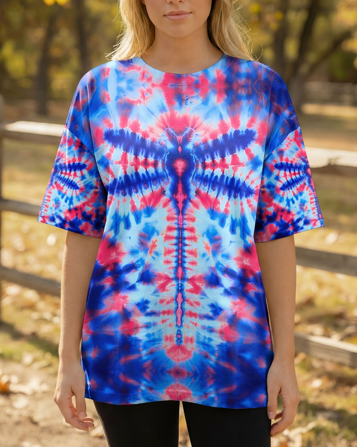 DRAGONFLY PINK AND BLUE ALL OVER PRINT - TYQY0901261