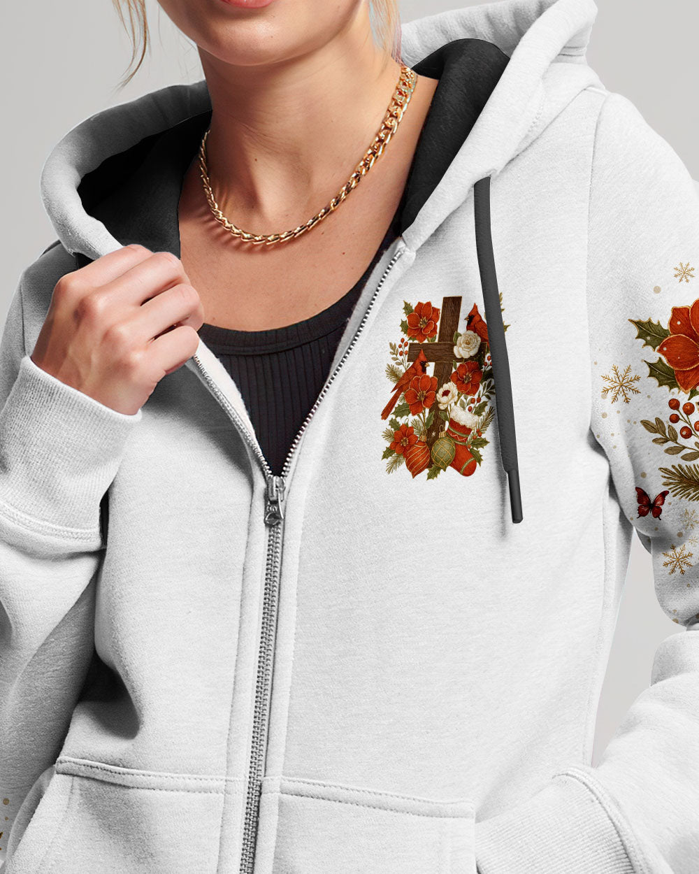 God Is Faithful Cardinal Christmas Women's All Over Print Shirt - Tlno0110253