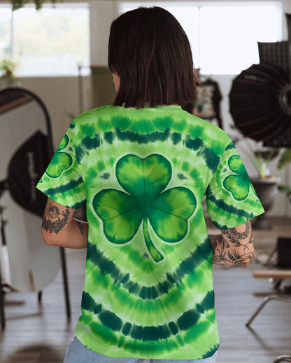 SHAMROCK GREEN COLOR PATRICK'S DAY ALL OVER PRINT - TYQY3012253