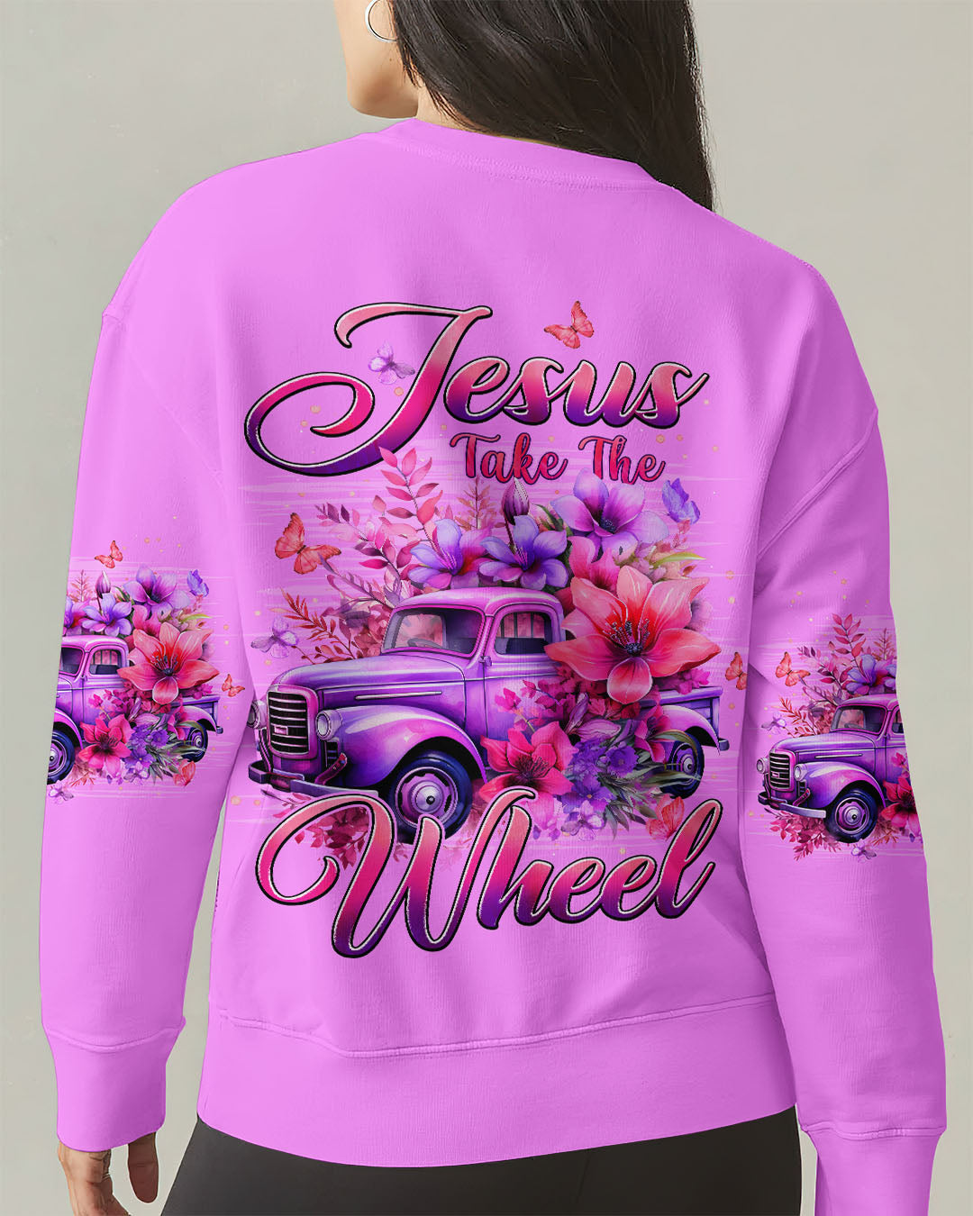 Jesus Take The Wheel Women's All Over Print Shirt - Typq2409251