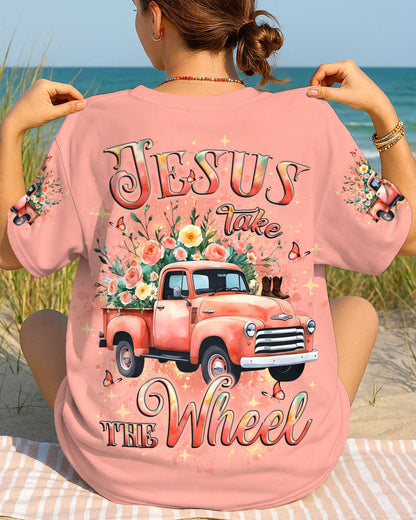 Jesus Take The Wheel Women's All Over Print Shirt - Yhlt2909254