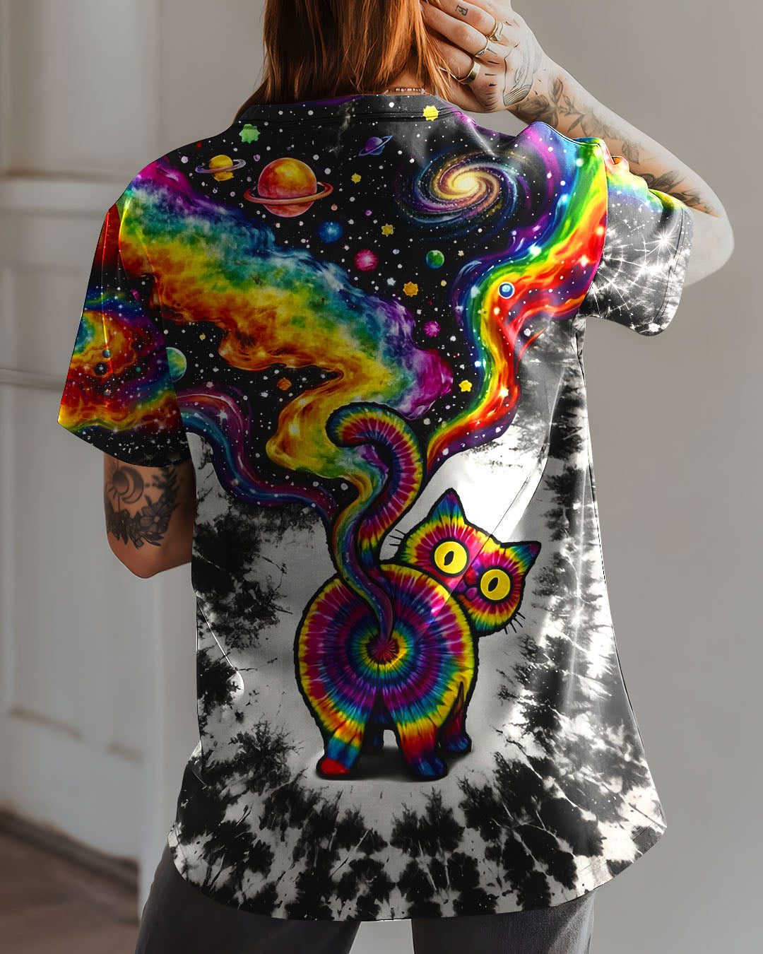 CAT GALAXY ALL OVER PRINT - KMTM0601261