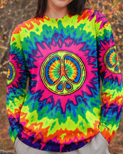 NEON TRIPPY PEACE ALL OVER PRINT - YHHN0801262