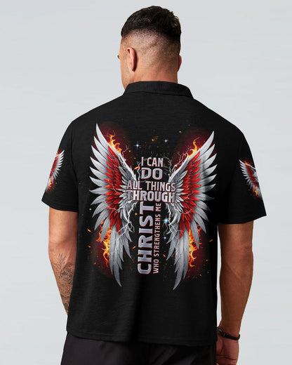 (Hot Deal) I Can Do All Things Cross Wings Men's All Over Print Shirt - Tltw0402255
