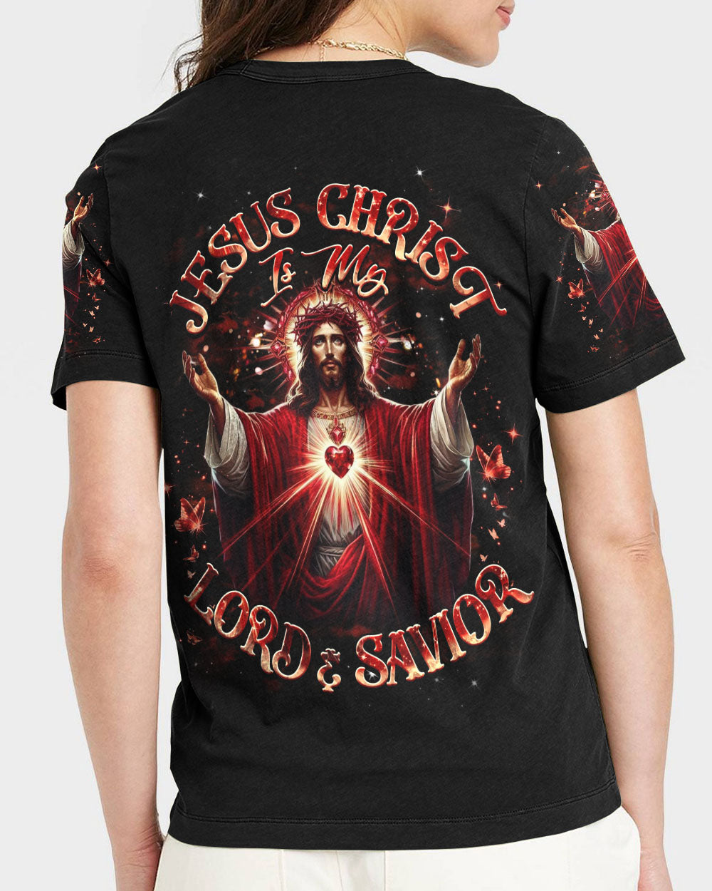Jesus Christ Is My Lord And Savior Women's All Over Print Shirt - Yhhg2509253