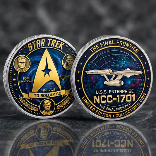 StarTrek 60th Anniversary Printed Commemorative Coin