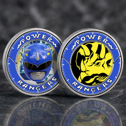 Set Of 7 Mighty Morphin Power Rangers Printed Commemorative Coin