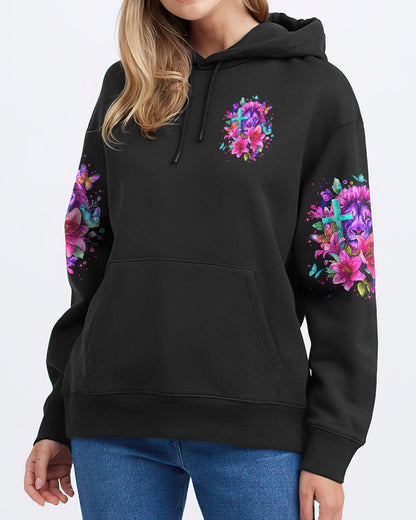 As Strong As I Am Lion Lilies Women's All Over Print Shirt - Tltw2709252