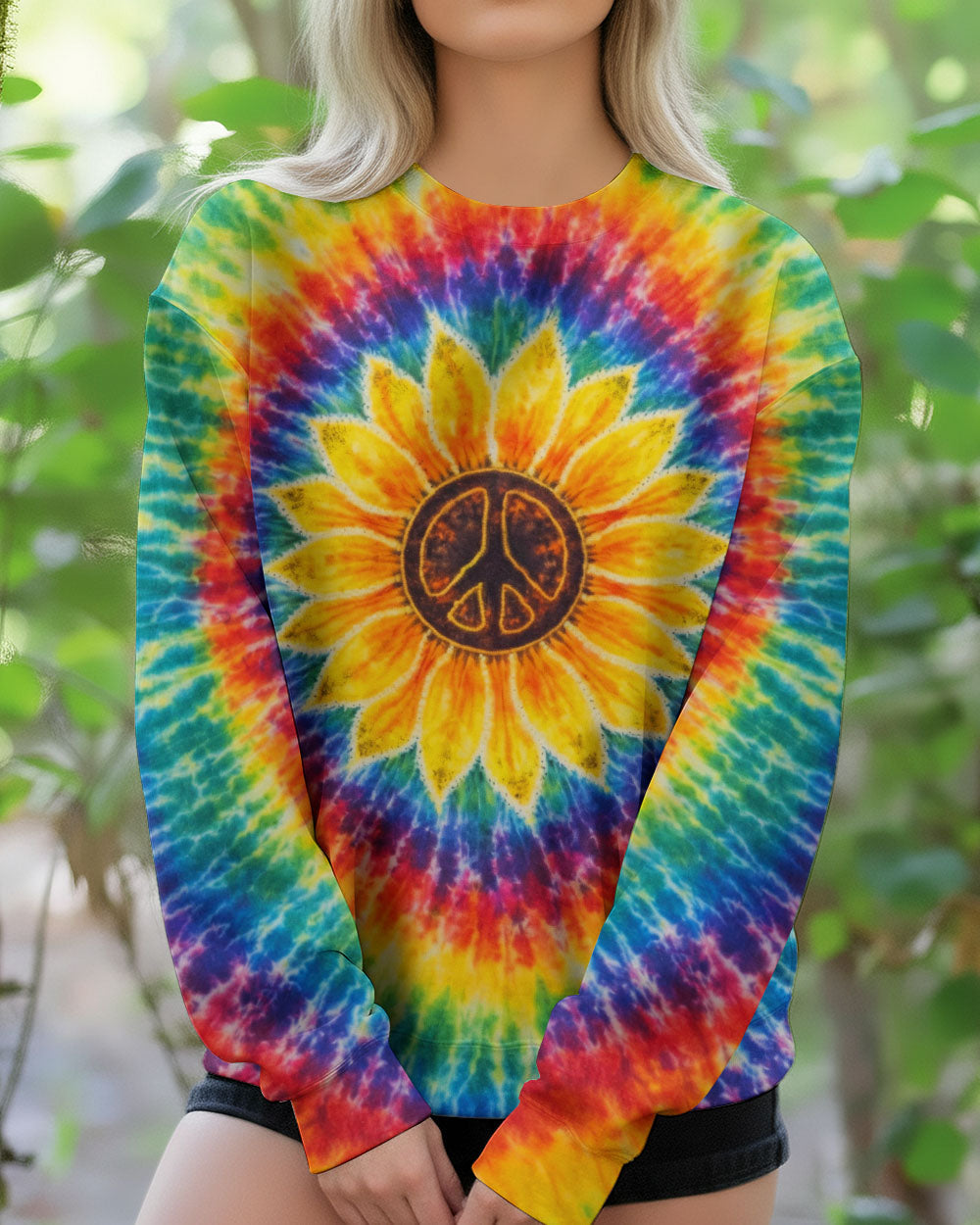 SUNFLOWER SWIRL ALL OVER PRINT - TLNO2912251