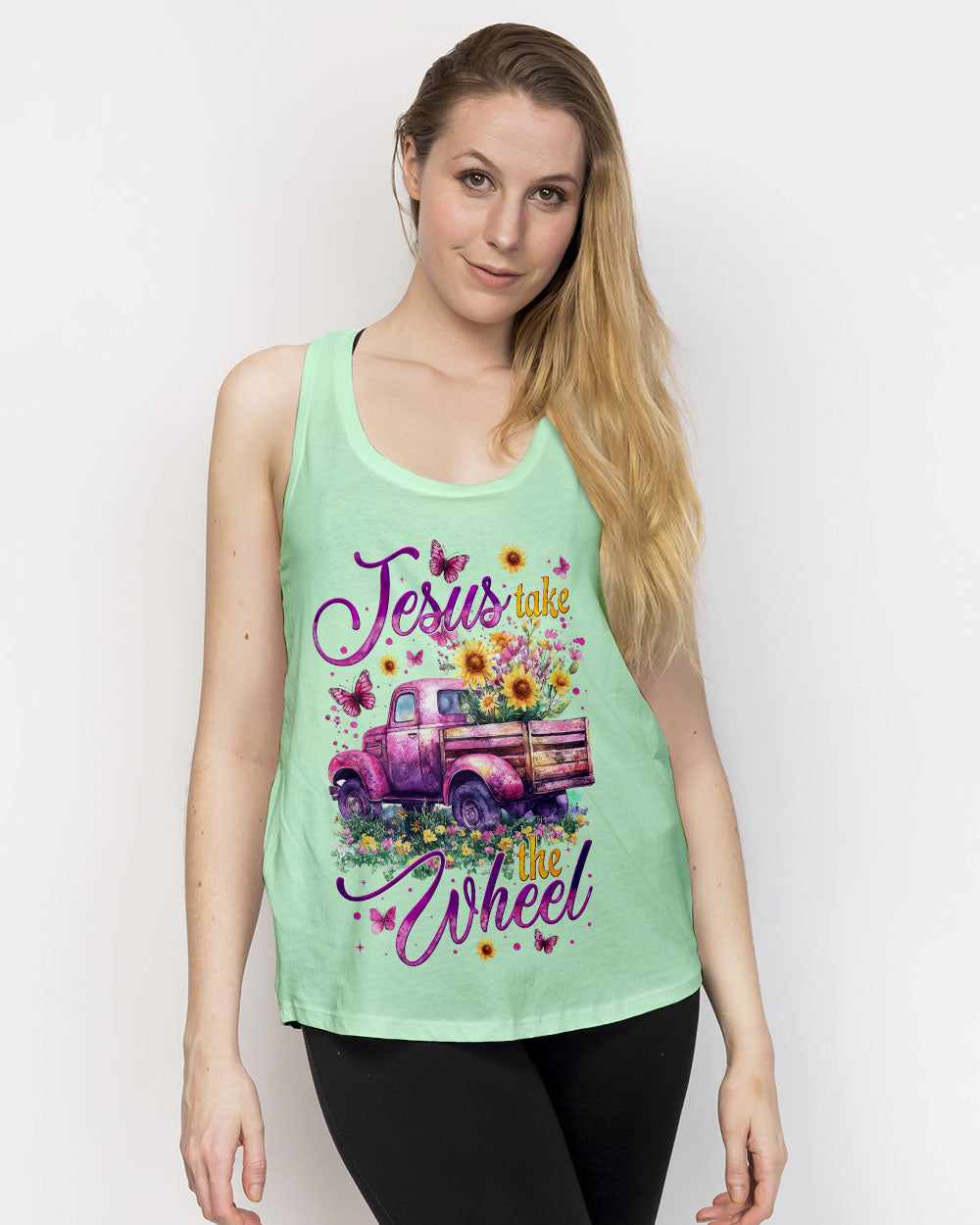 (Hot Deal) Jesus Take The Wheel Women's All Over Print Shirt - Tytm0502252