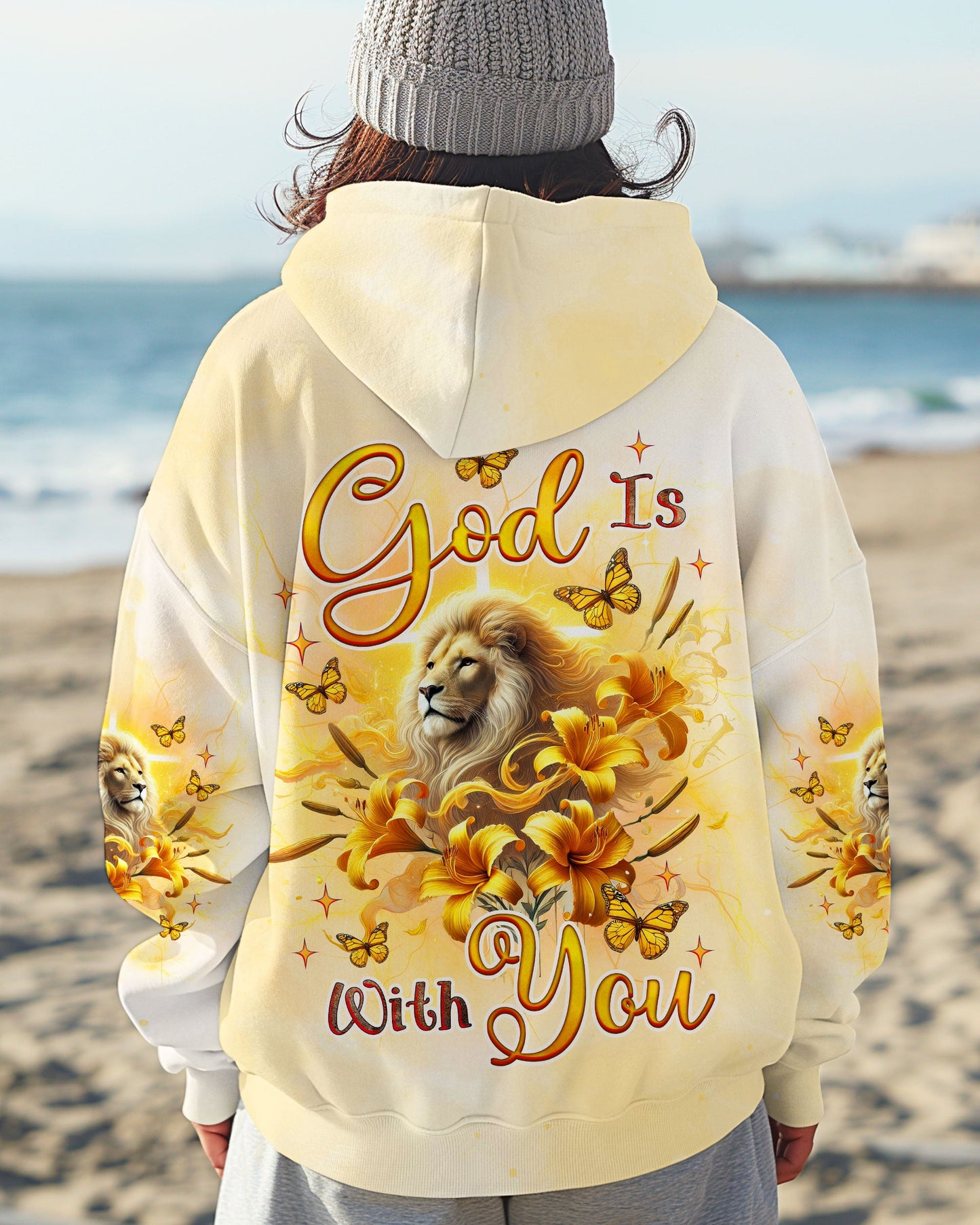 (Hot Deal) God Is With You Lilies Lion  Women's All Over Print Shirt  -  Tlnz0702254