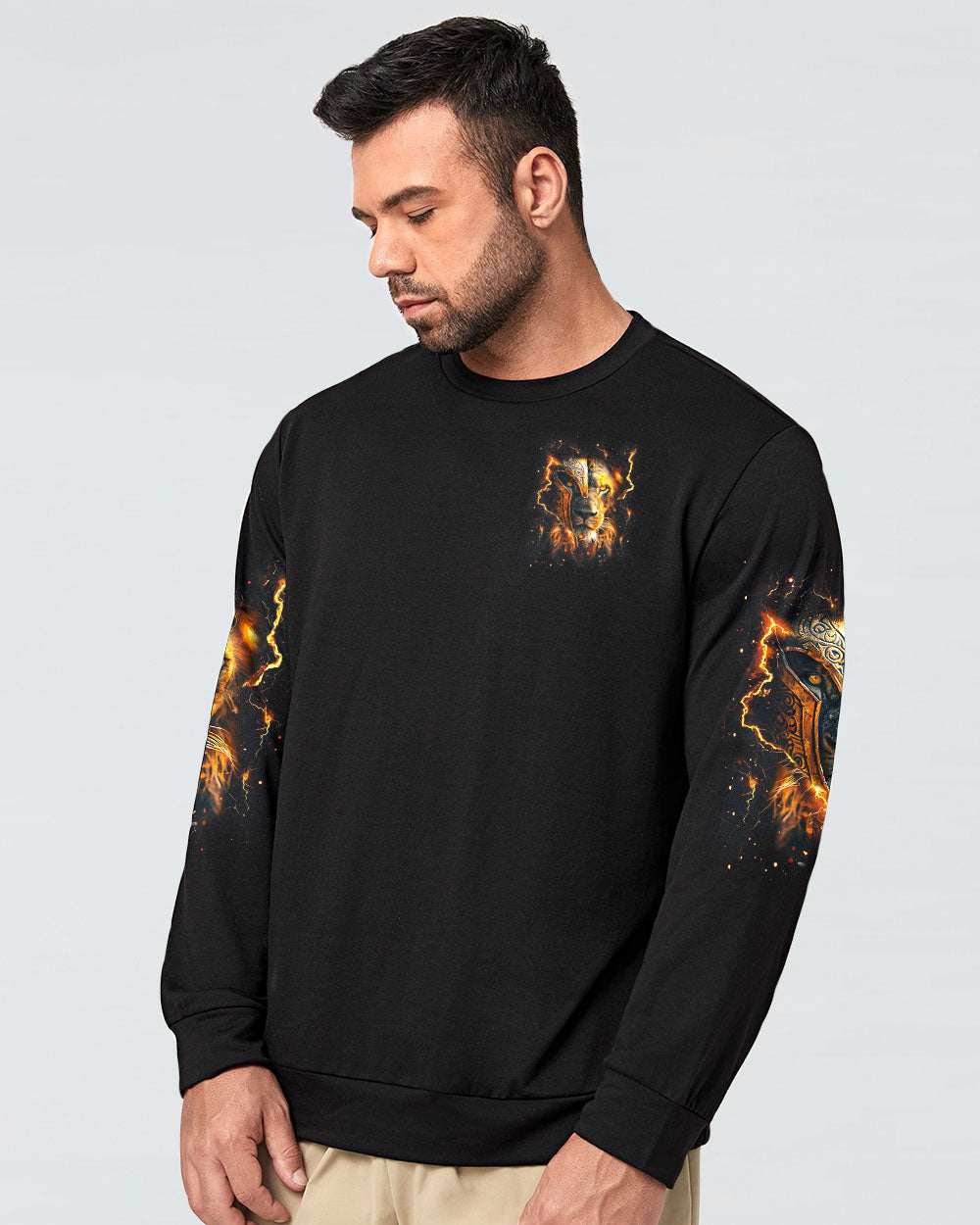 (Hot Deal) A Warrior Of Christ Lion Men's All Over Print Shirt - Yhhn0702251