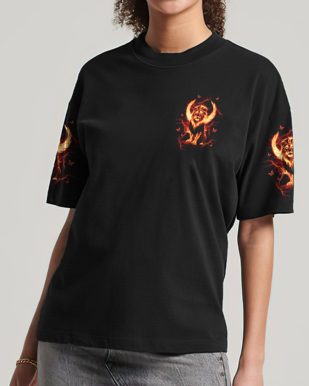 Lord Stood With Me Lion Women's All Over Print Shirt - Tltw2509253