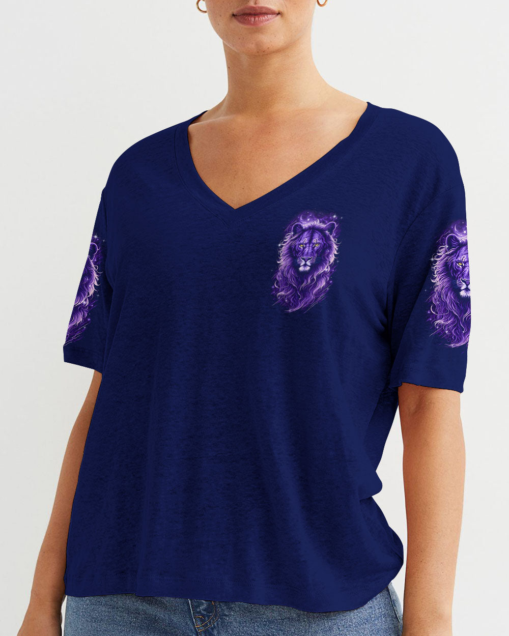 The Strongest Warriors Have The Most Scars Lion Women's All Over Print Shirt - Tyqy0210252