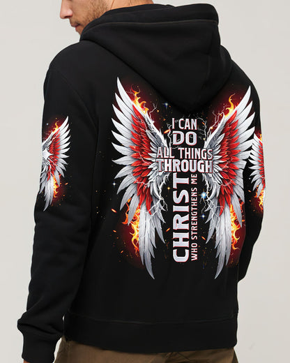 (Hot Deal) I Can Do All Things Cross Wings Men's All Over Print Shirt - Tltw0402255