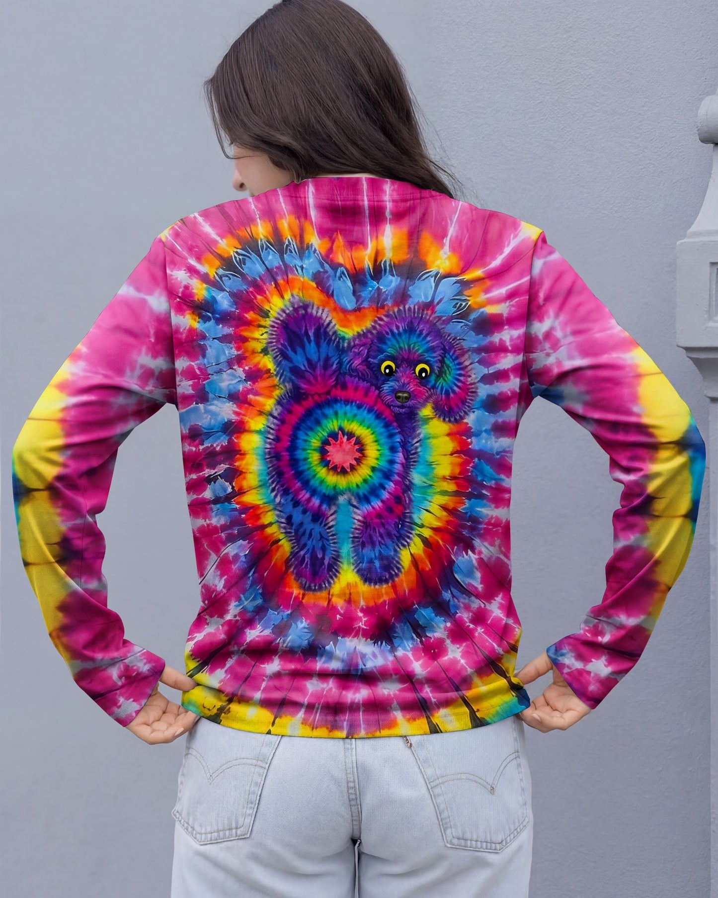 POODLE DOG SWIRL ALL OVER PRINT - TLNO0801261