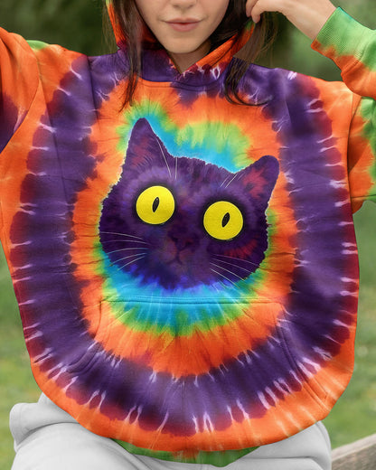 FUNNY CAT SWIRL ALL OVER PRINT - TLNO0901261