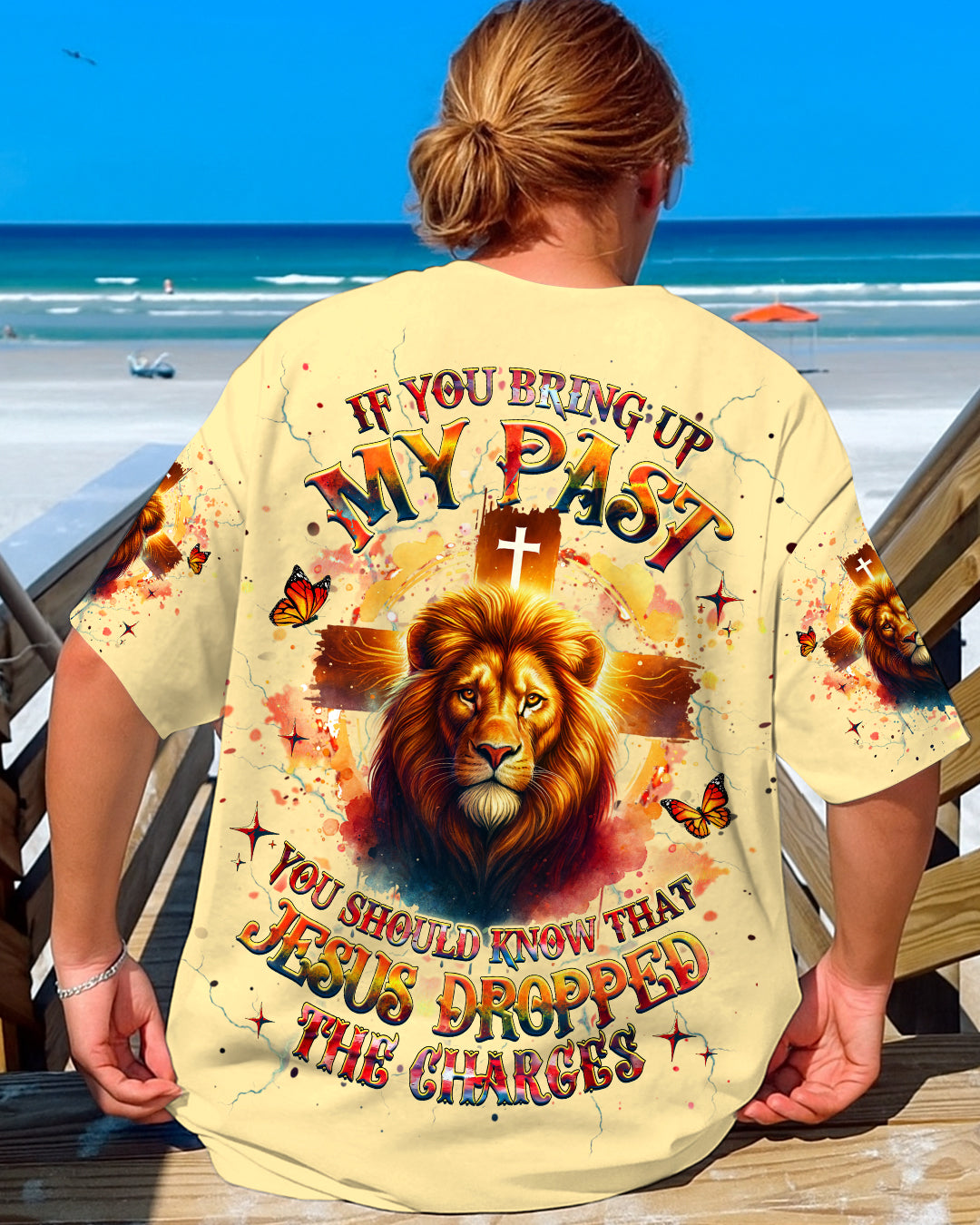 Jesus Dropped The Charges Lion Women's All Over Print Shirt - Yhhg2609253