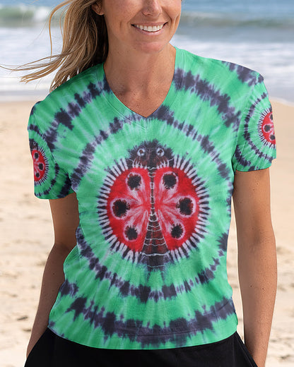 GREEN AURA LADYBUG ALL OVER PRINT - TY0501261