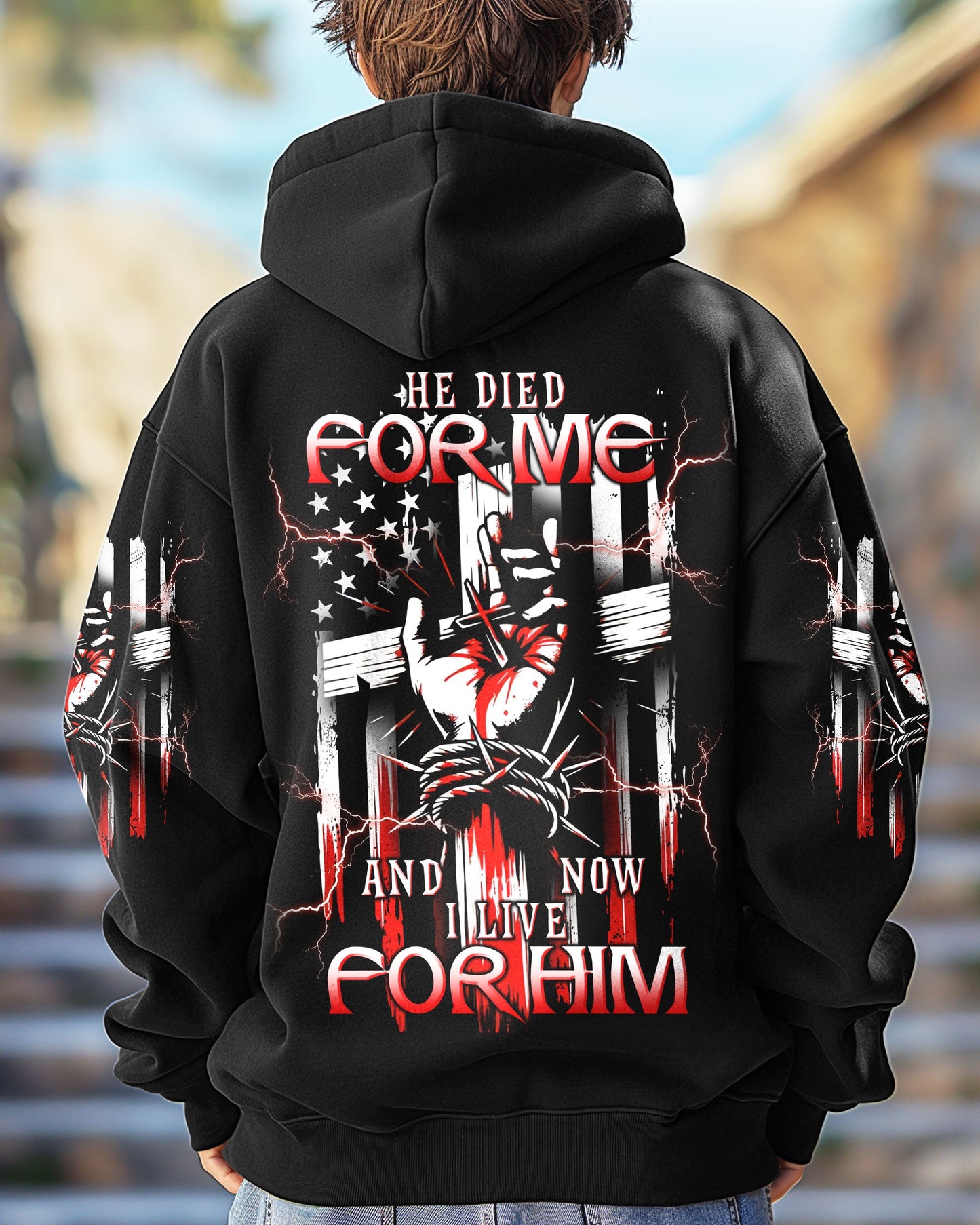 (Hot Deal) He Died For Me Men's All Over Print Shirt  - Tlnt0702254