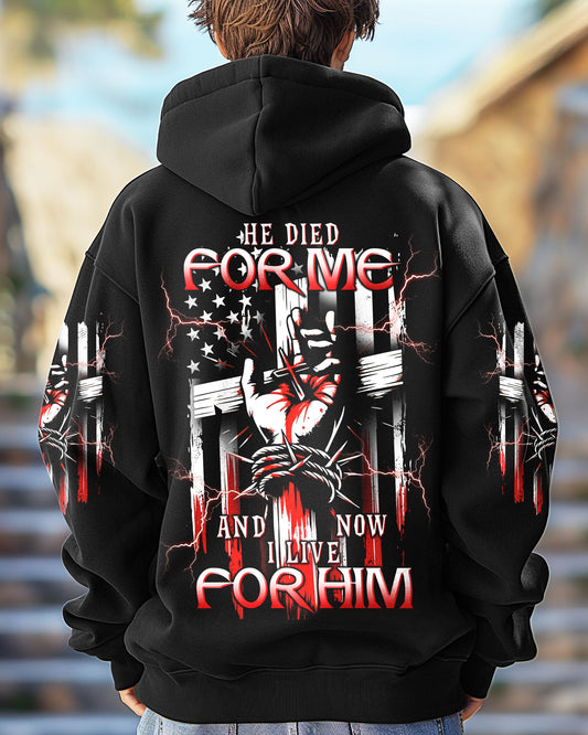 (Hot Deal) He Died For Me Men's All Over Print Shirt  - Tlnt0702254