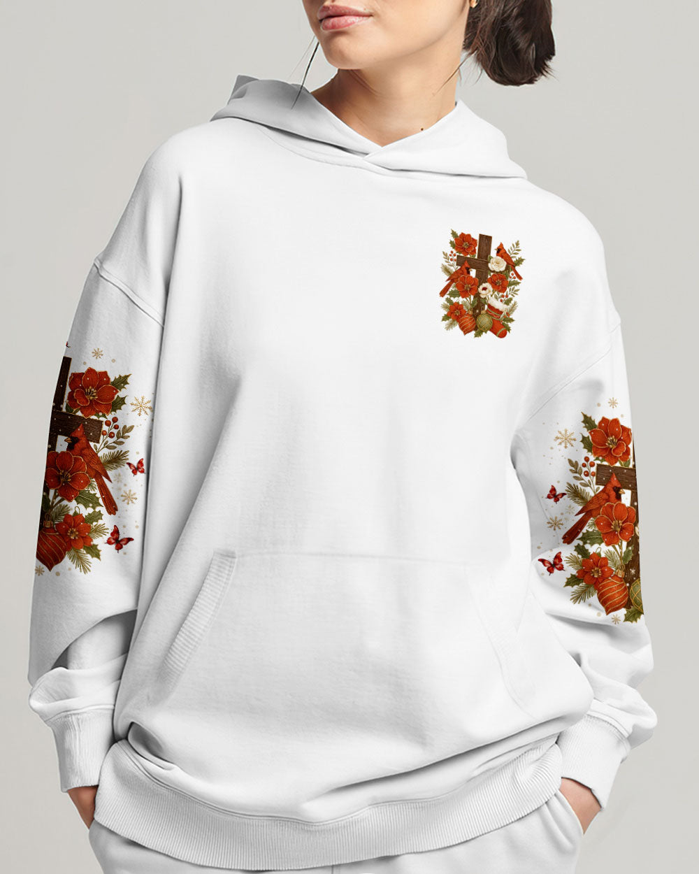 God Is Faithful Cardinal Christmas Women's All Over Print Shirt - Tlno0110253
