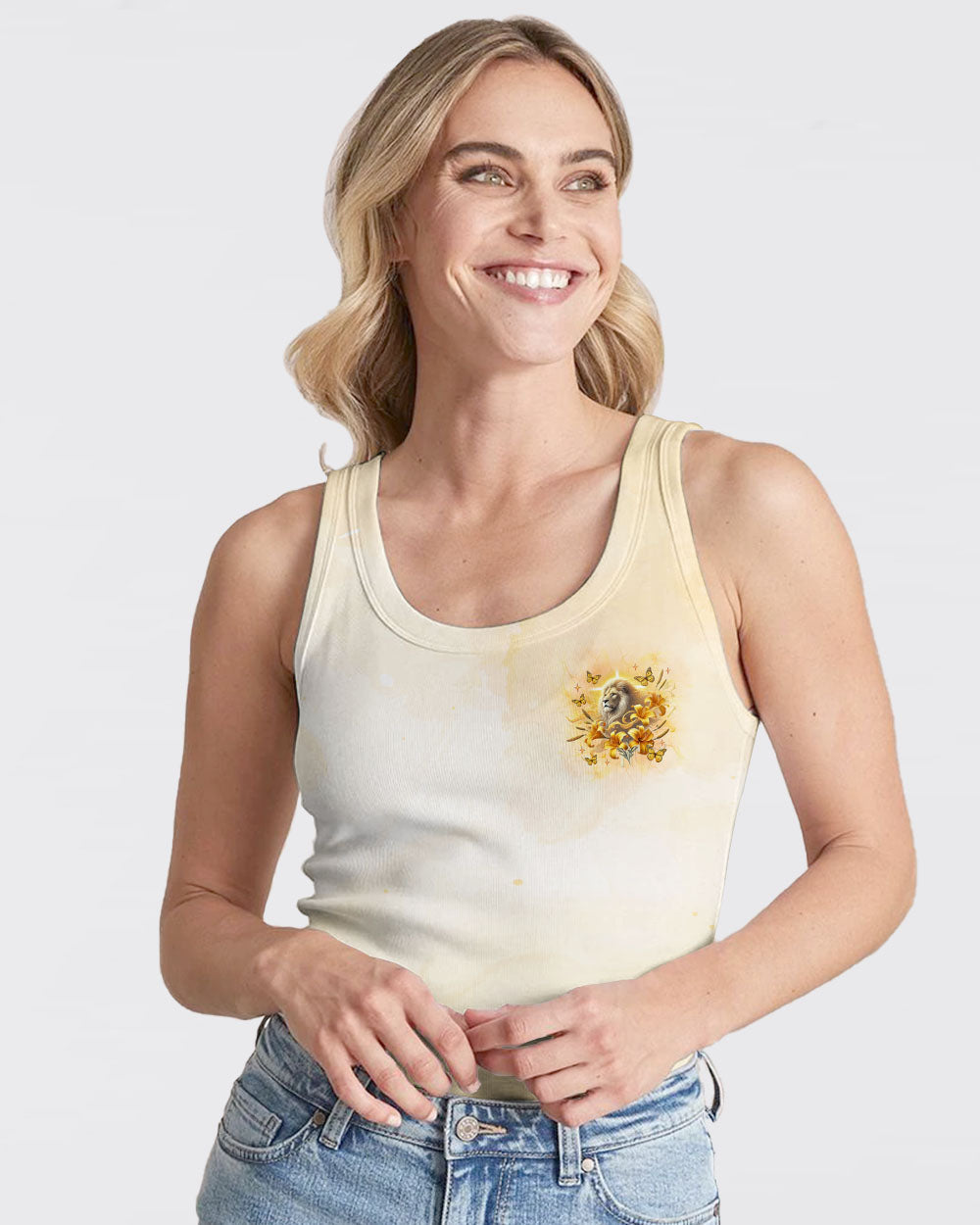(Hot Deal) God Is With You Lilies Lion  Women's All Over Print Shirt  -  Tlnz0702254