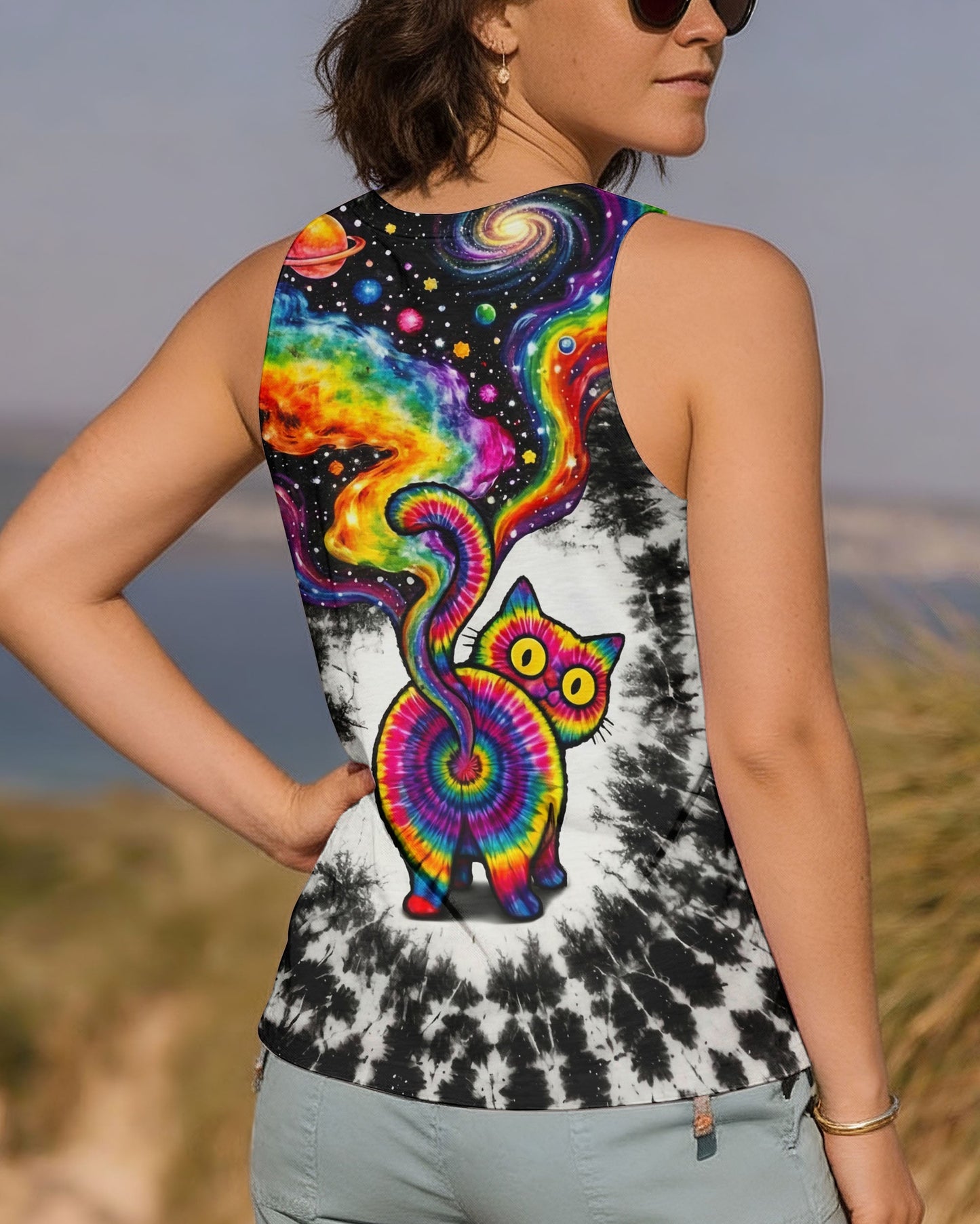 CAT GALAXY ALL OVER PRINT - KMTM0601261