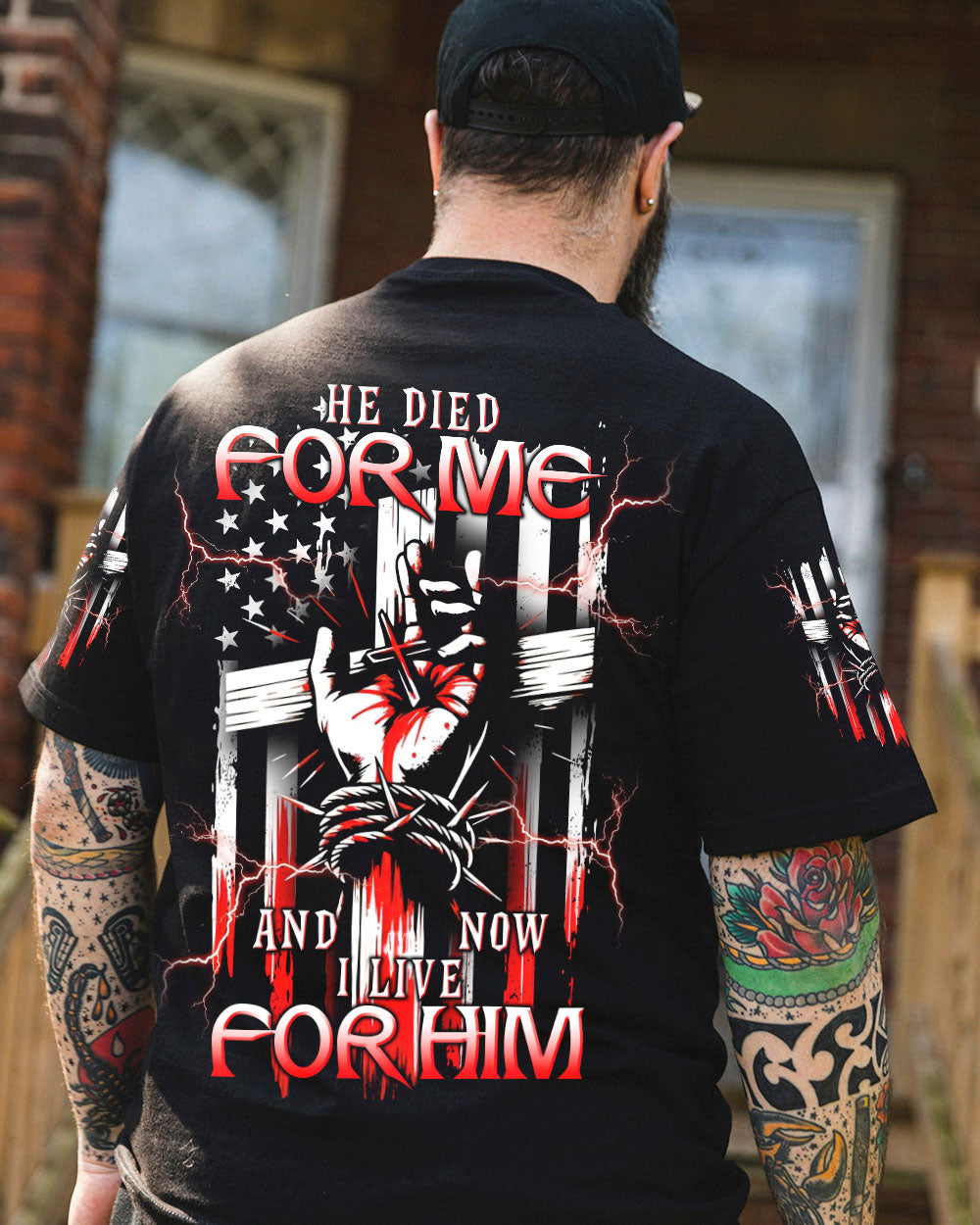 (Hot Deal) He Died For Me Men's All Over Print Shirt  - Tlnt0702254