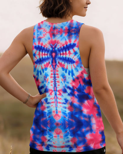 DRAGONFLY PINK AND BLUE ALL OVER PRINT - TYQY0901261