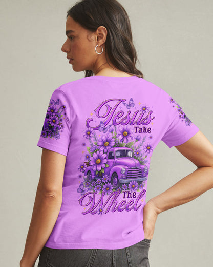 Jesus Take The Wheel Women's All Over Print Shirt - Tltr2309253