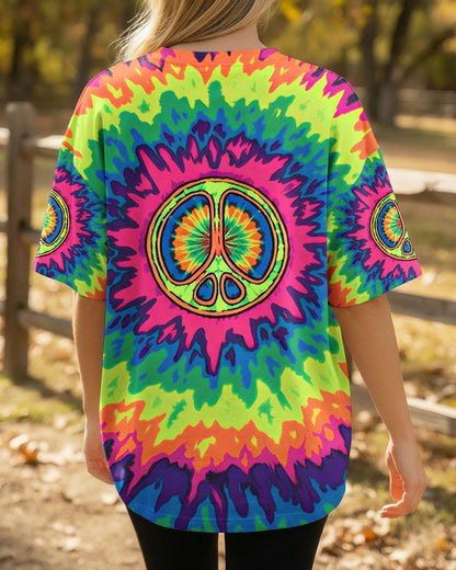 NEON TRIPPY PEACE ALL OVER PRINT - YHHN0801262
