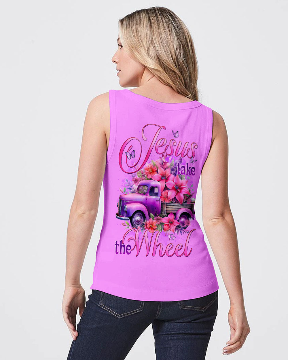 Jesus Take The Wheel Women's All Over Print Shirt - Tytd2909252