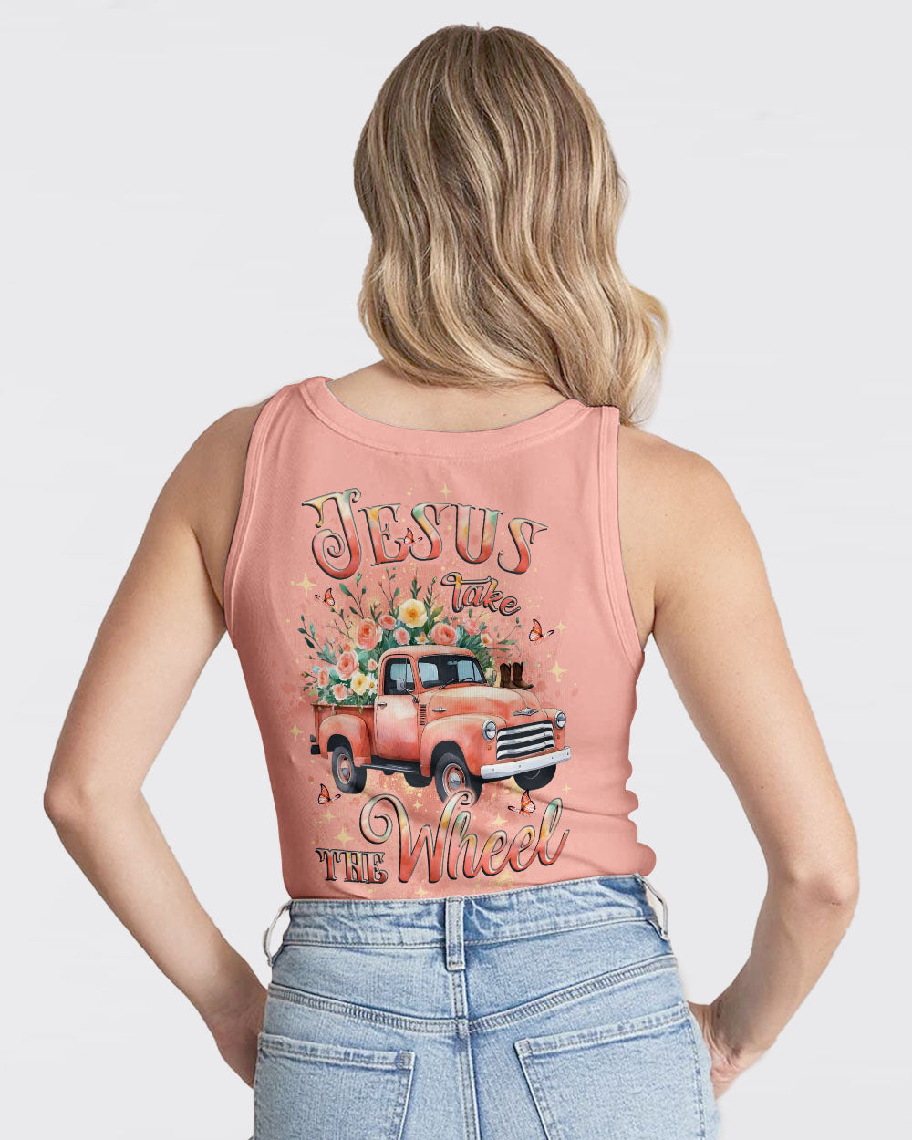 Jesus Take The Wheel Women's All Over Print Shirt - Yhlt2909254
