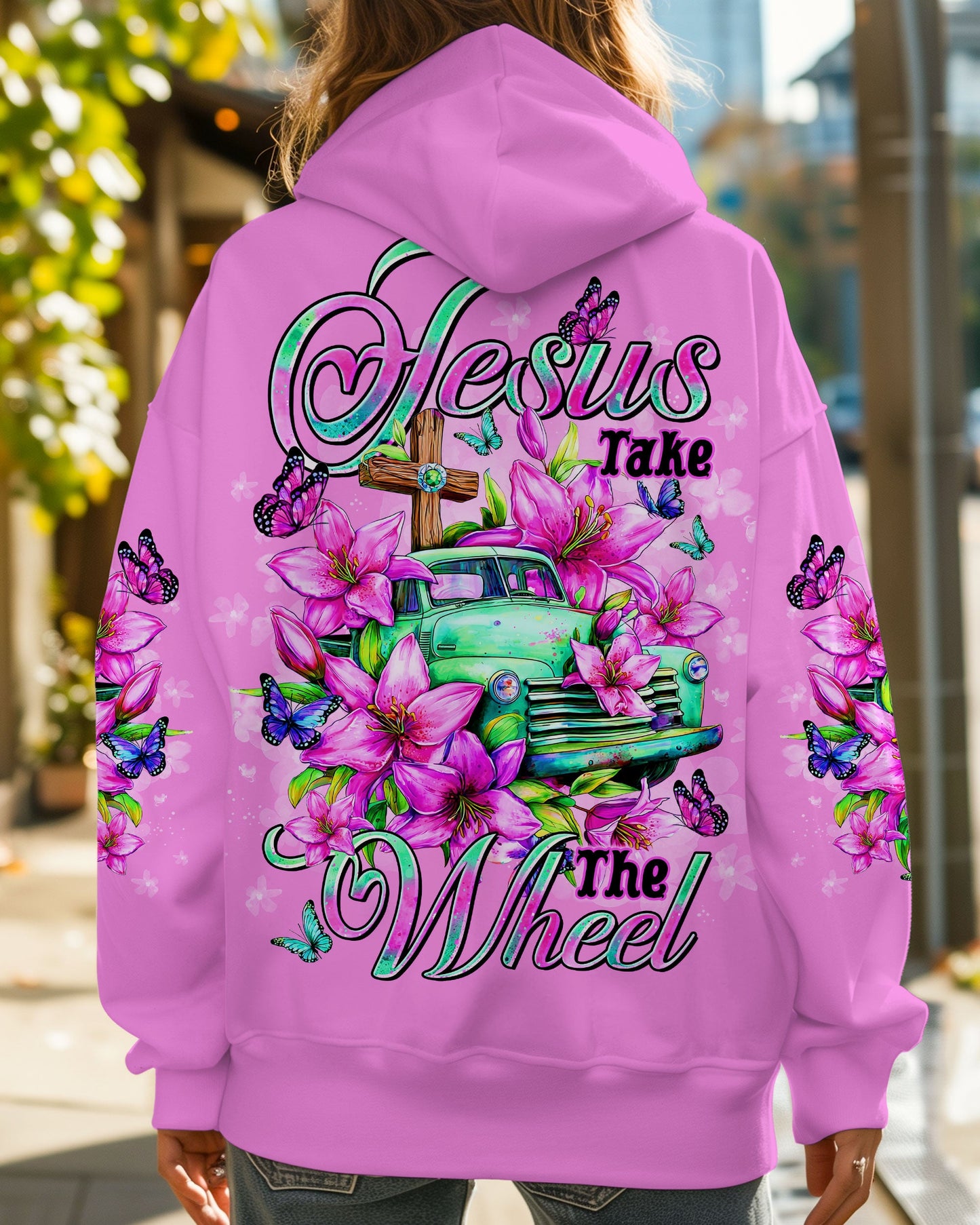 Jesus Take The Wheel Women's All Over Print Shirt - Tltr2609251