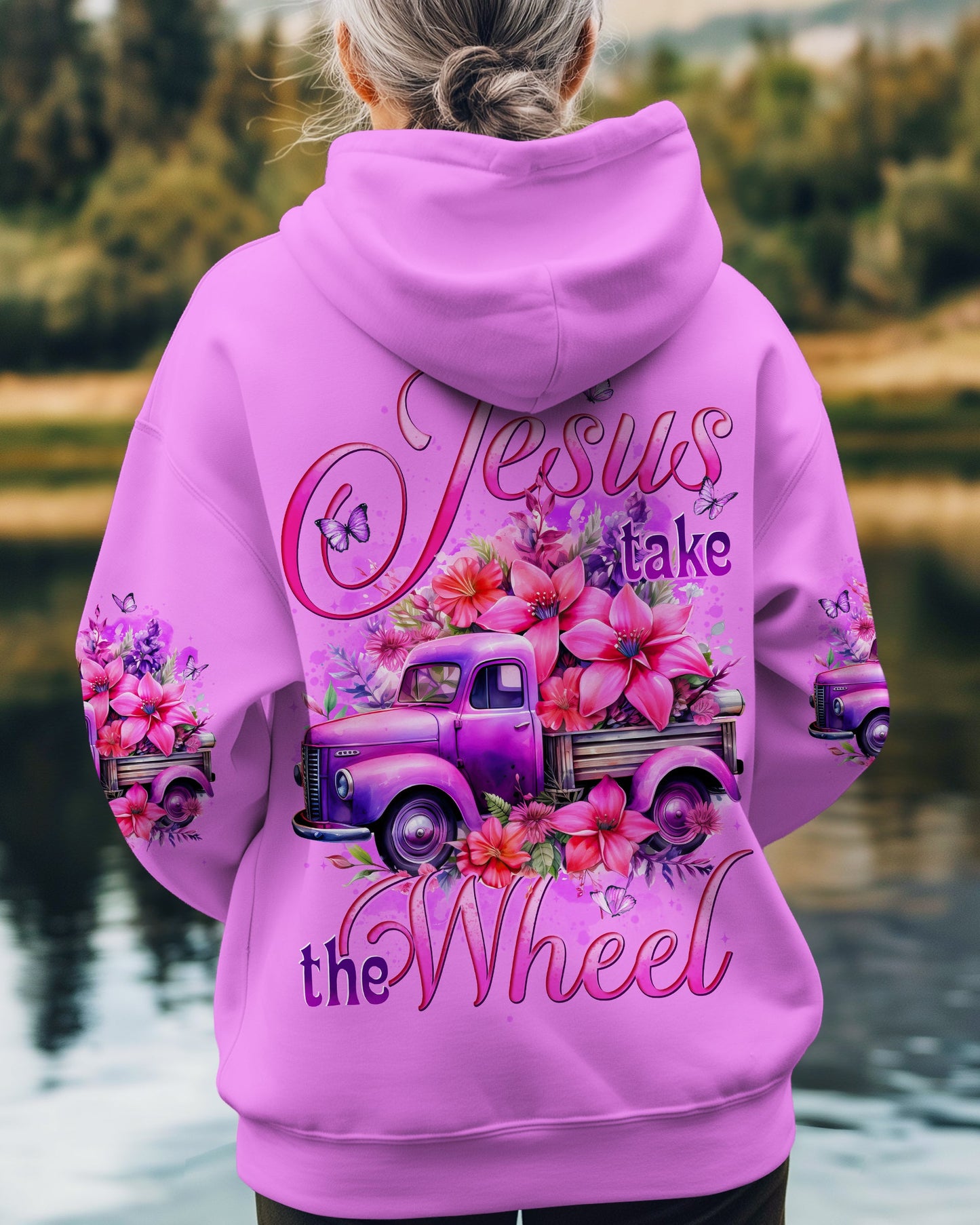 Jesus Take The Wheel Women's All Over Print Shirt - Tytd2909252