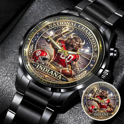 Personalized Indiana Hoosiers Football Watch