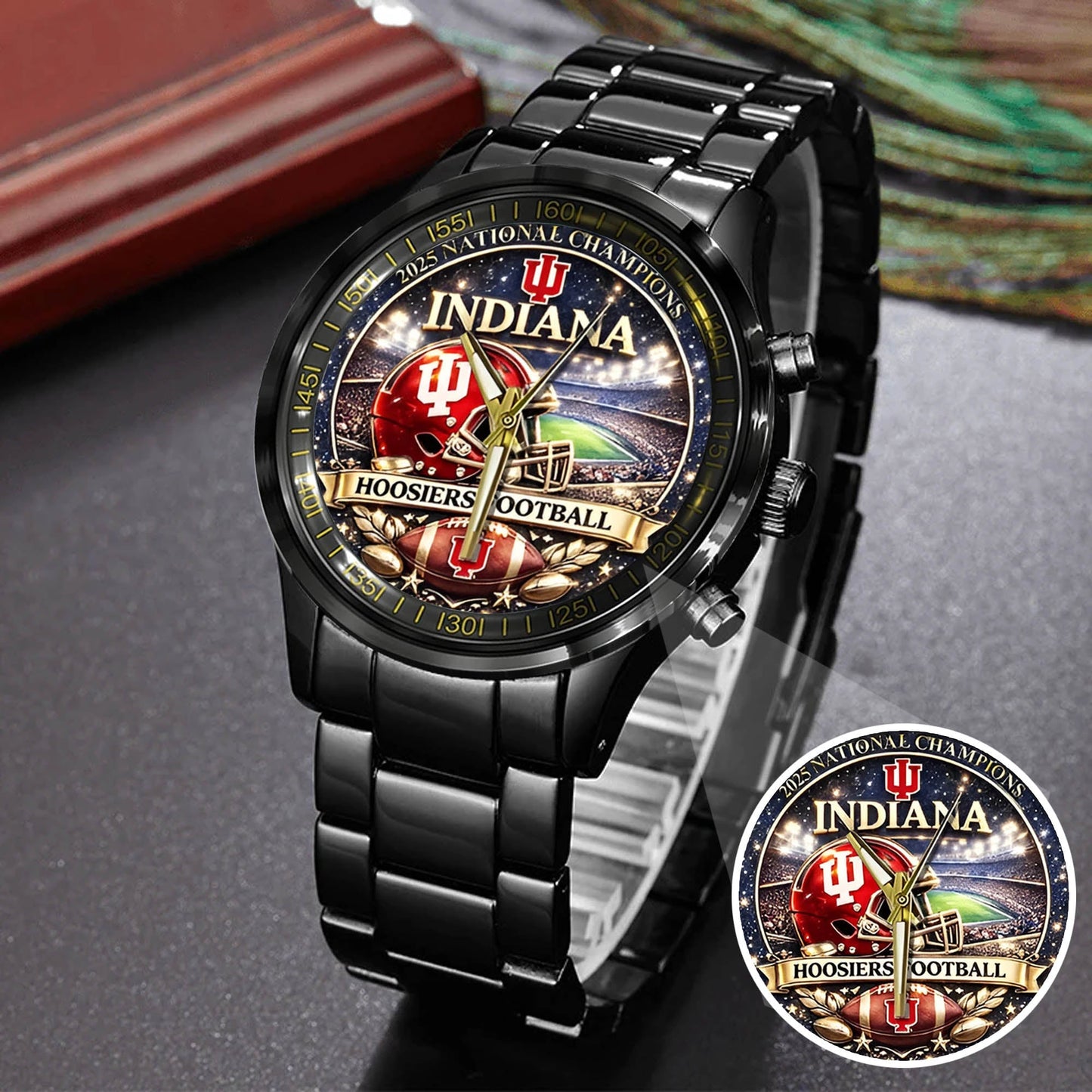 Personalized Indiana Hoosiers Football Watch