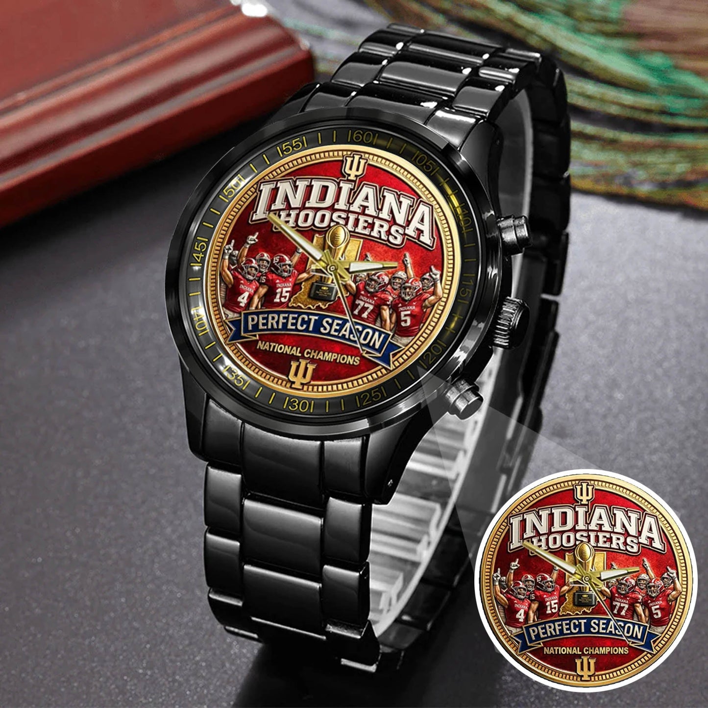 Personalized Indiana Hoosiers Football Watch