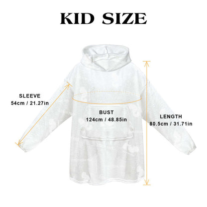 Just A Girl Who Loves Highland Cow Cute Personalized Custom Name Blanket Hoodie