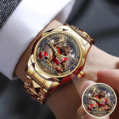 Personalized Indiana Hoosiers Football Watch