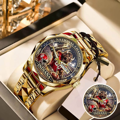 Personalized Indiana Hoosiers Football Watch