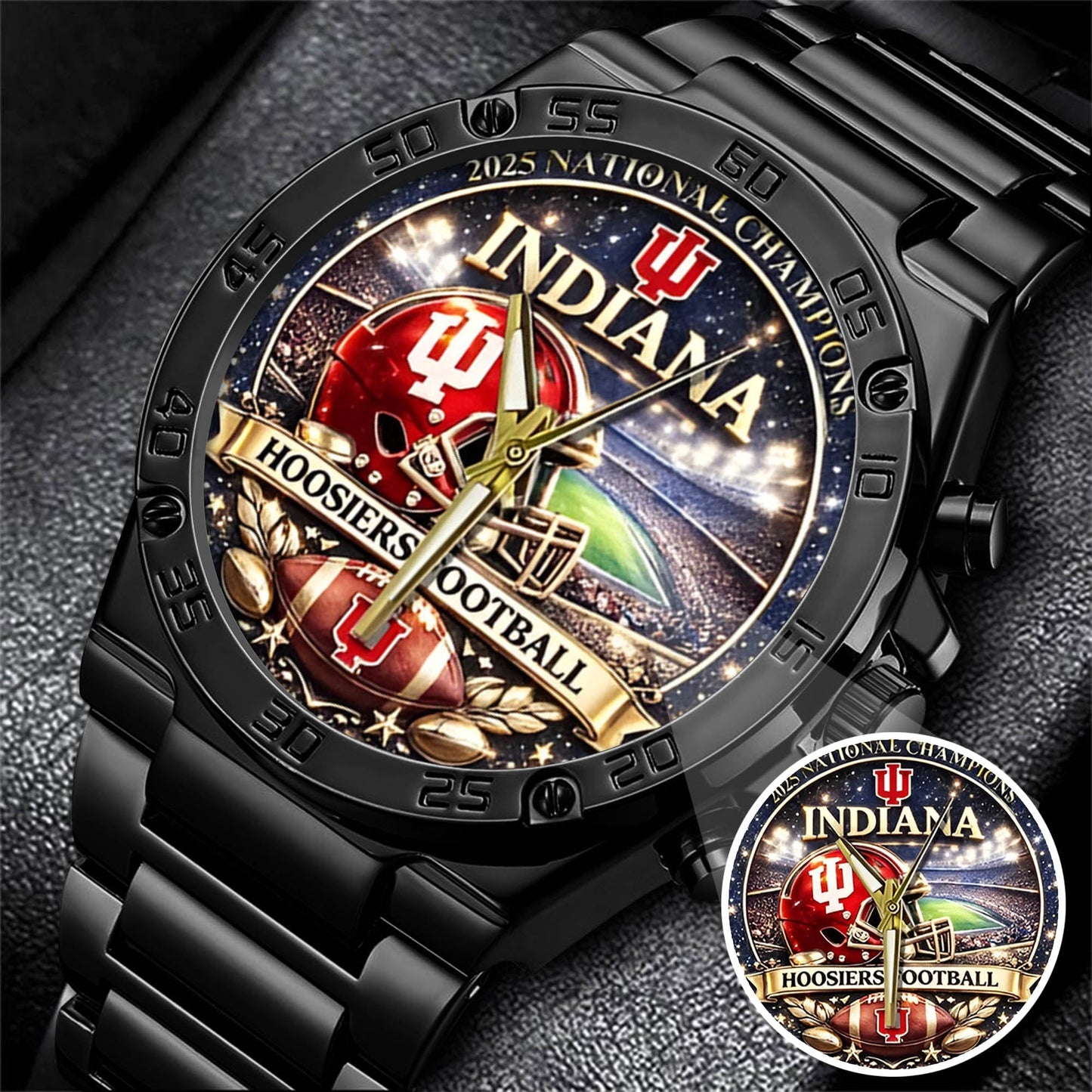 Personalized Indiana Hoosiers Football Watch