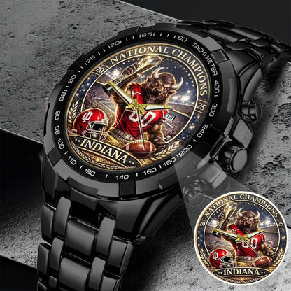 Personalized Indiana Hoosiers Football Watch