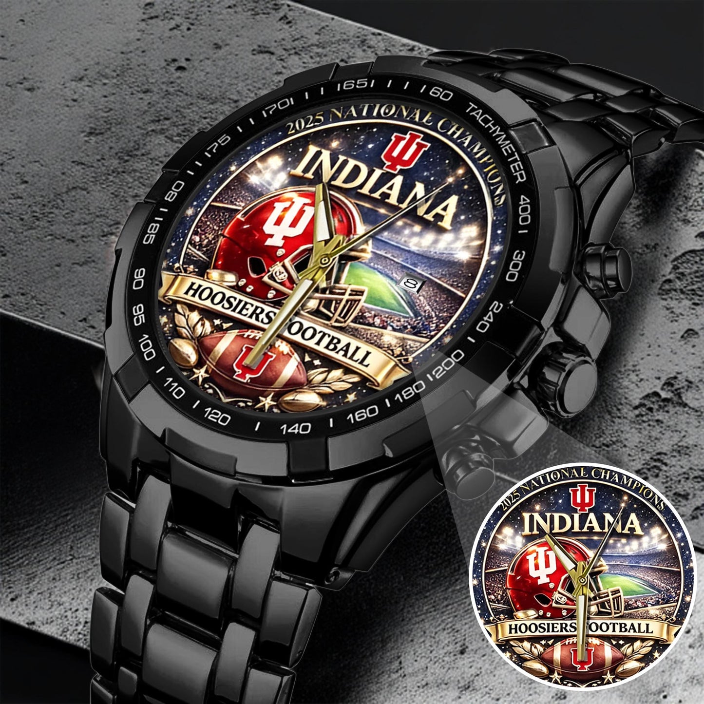 Personalized Indiana Hoosiers Football Watch
