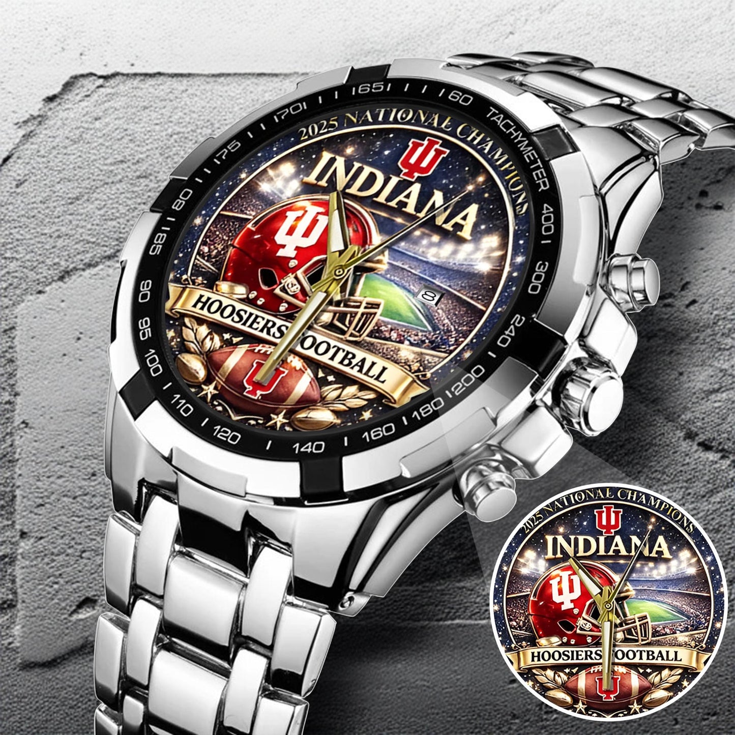 Personalized Indiana Hoosiers Football Watch