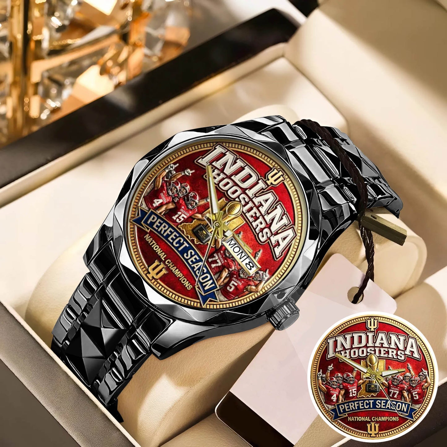 Personalized Indiana Hoosiers Football Watch